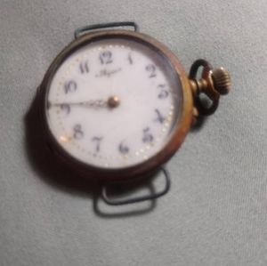 Vintage Bijou Mother Of Pearl Pocket Watch
